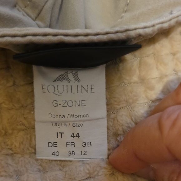 Equiline Women's Beige Riding Pants Size IT 44 - Picture 6 of 9